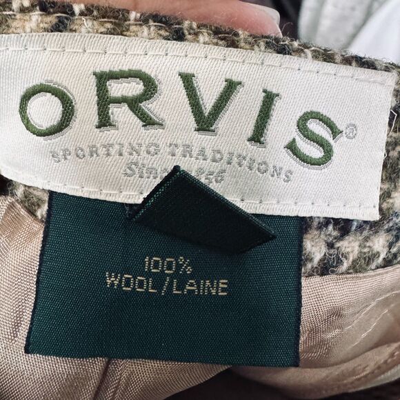 Orvis Vintage100% Irish Shetland wool Kick Pleat Heritage/Preppy Equestrian 6 - Picture 4 of 8
